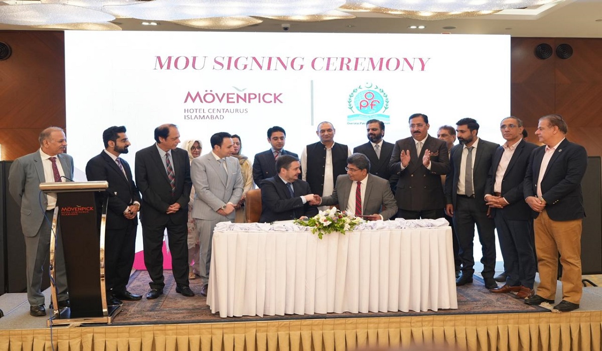 OPF Signs MoU with Mövenpick Hotel Centaurus Islamabad